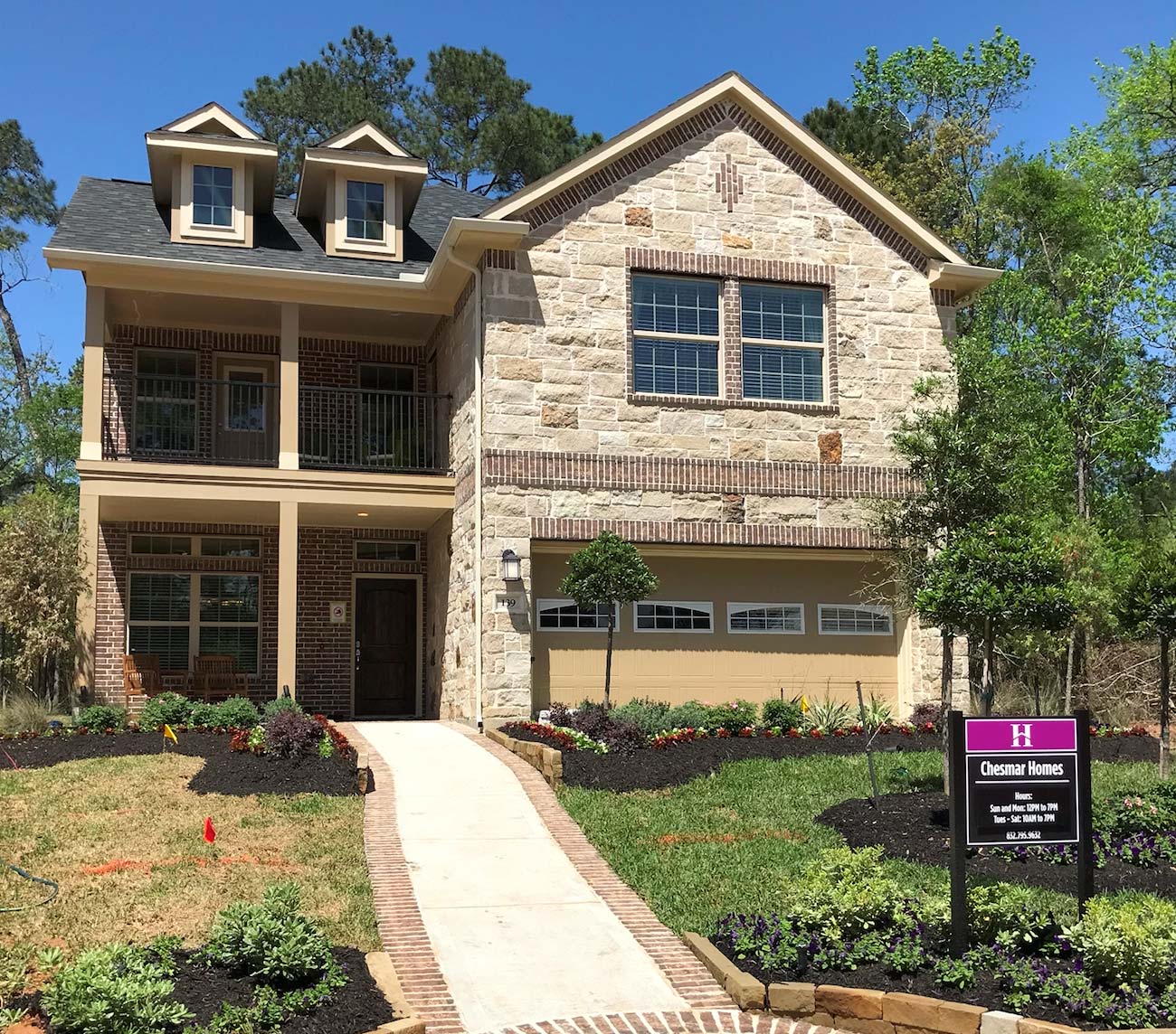 Chesmar Homes Model Home Now Open The Woodlands Hills