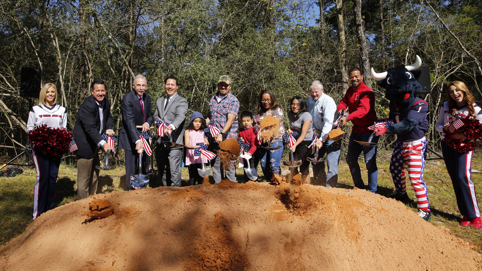Special Groundbreaking Ceremony for Wounded Veteran and Family