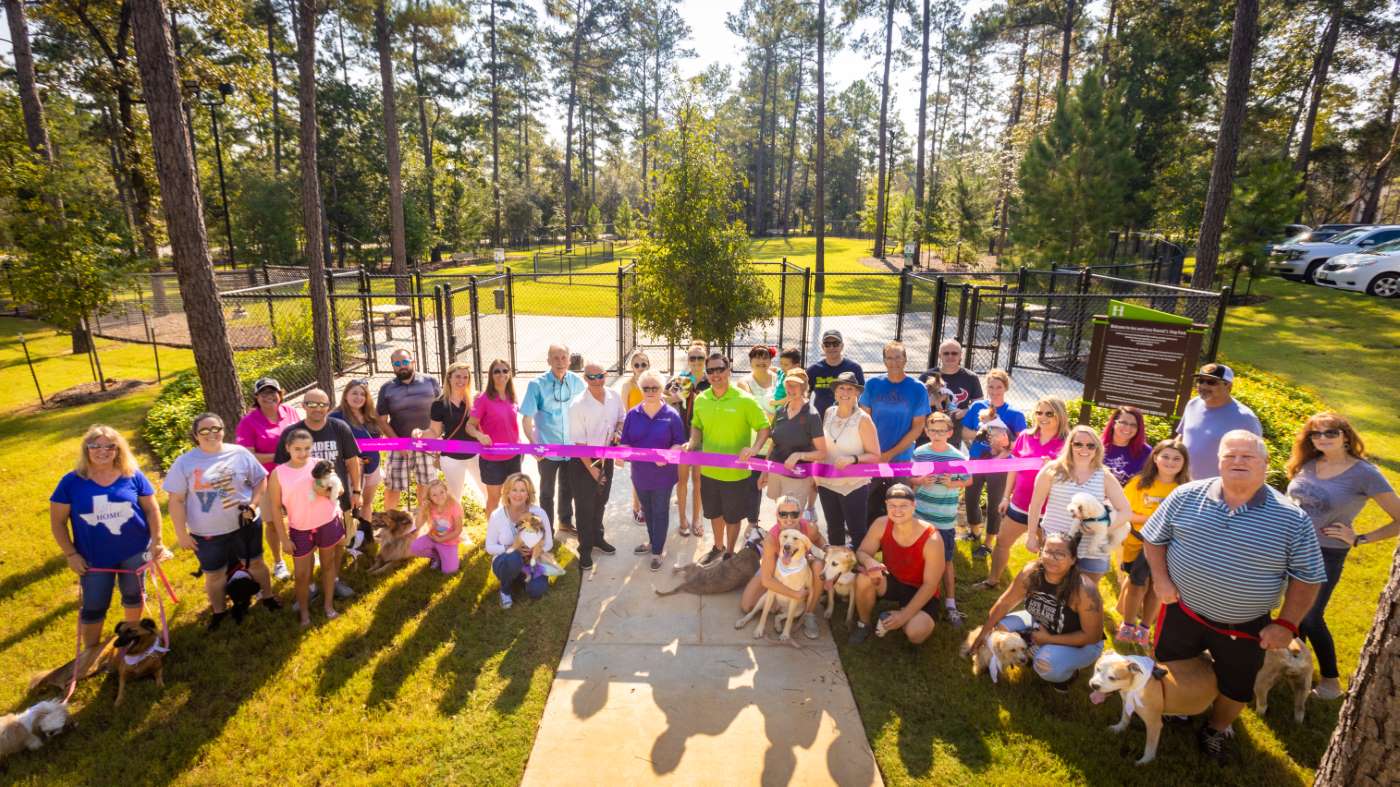 Lucy & Gus Dauzat Dog Park Opens At Founders Park In The Woodlands Hills®