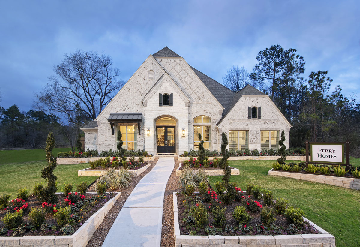 Perry Homes Opens A Beautifully Decorated Model Home In The Woodlands Hills