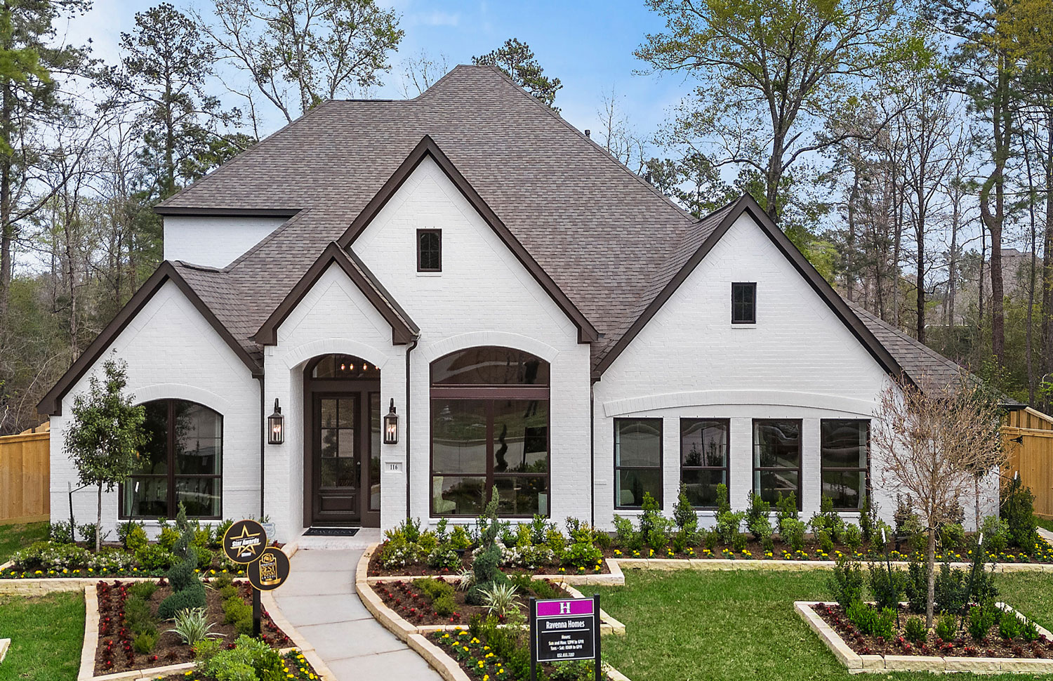 Ravenna Homes new model home in The Woodlands Hills